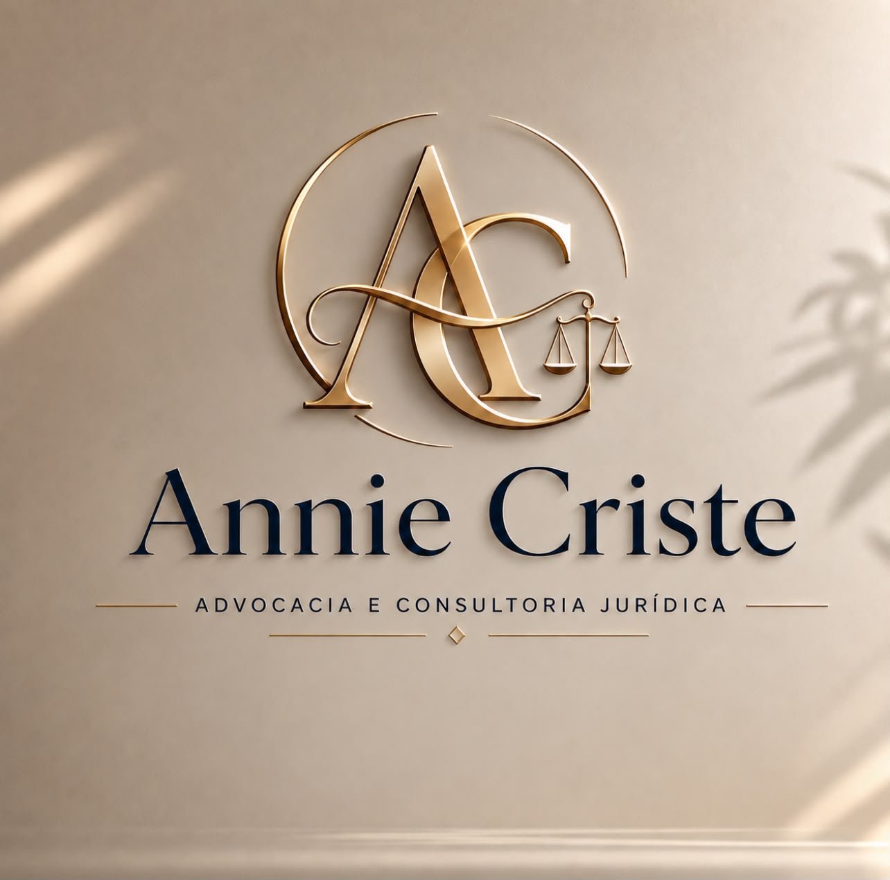Identidade visual Annie Criste Advocacia e Consultoria Jurídica